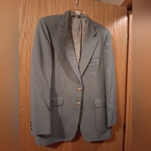 The Knack Vintage Suit Jacket Mens Blazer Sports Coat Beautifully Lined Gray